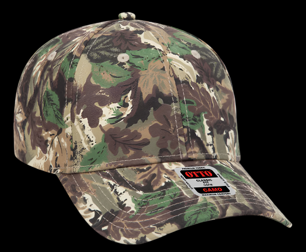 OTTO CAP Camouflage 6 Panel Low Profile Baseball Cap